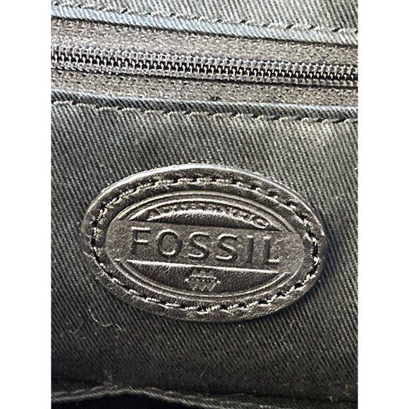 Fossil Women's Tan Leopard Design Shoulder or Tote Bag SKU 6320 - Picture 6 of 12